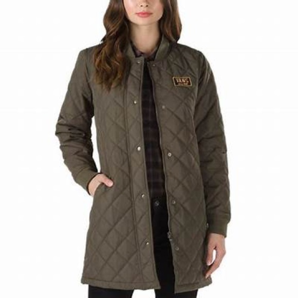 Vans quilted utility coat